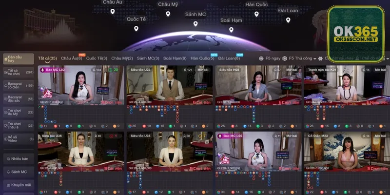 Trải nghiệm chơi Casino online hấp dẫn tại sảnh Live DB